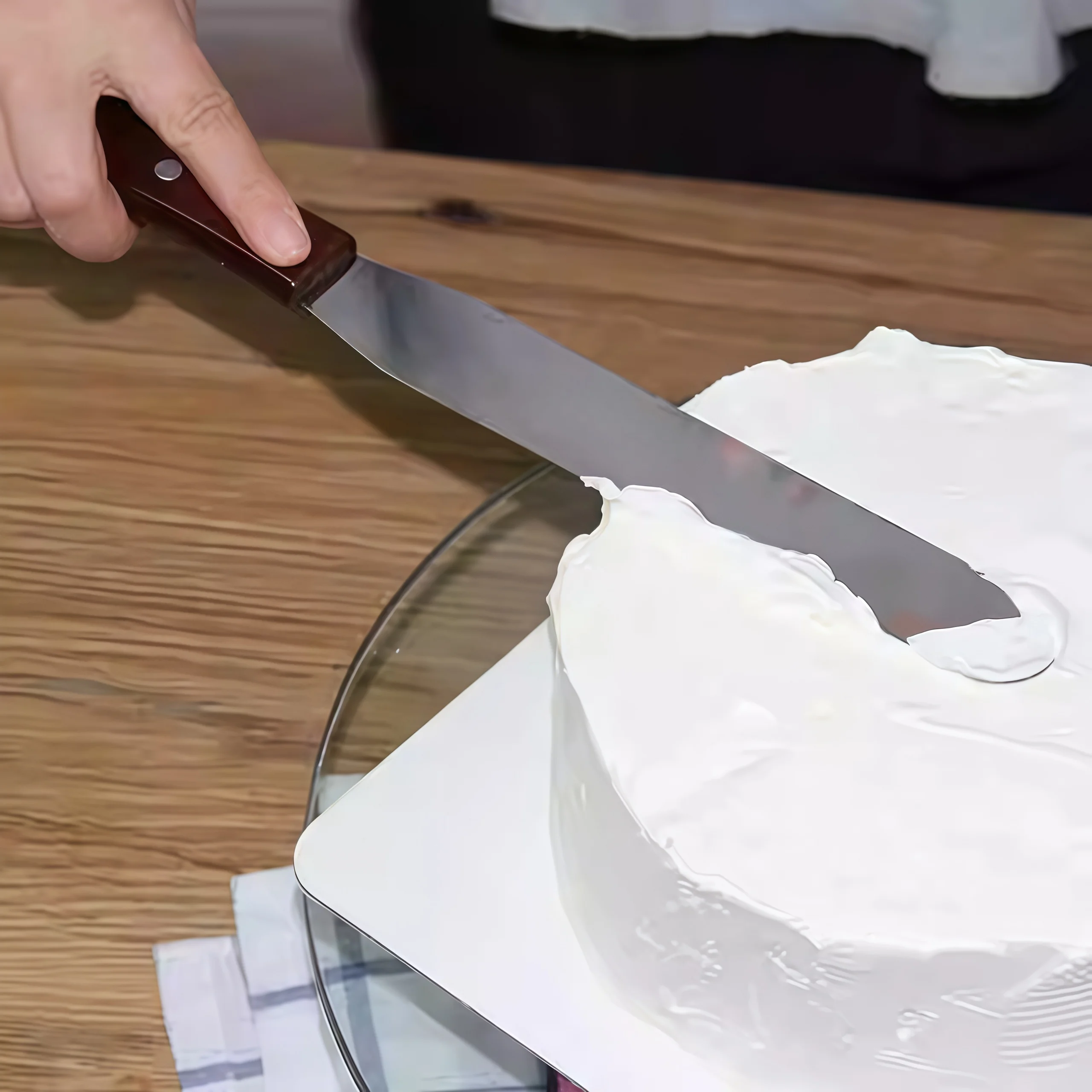 3-Pack Stainless Steel Cake Spatula, Perfect for Icing, Moving Cookies & Chocolate Spreading, Multi-Use Baking Tool Set, 37cm