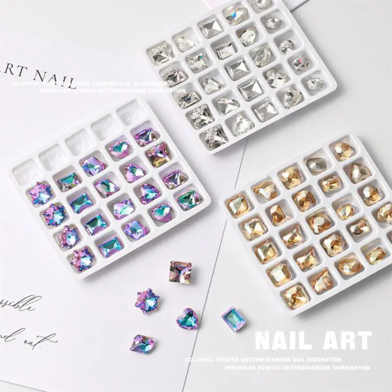 2/3/4SETS Fang Bai Drill Waterproof Comfortable Water Drop Drill Nail Decorations Nail Art Accessories Styling Fashion