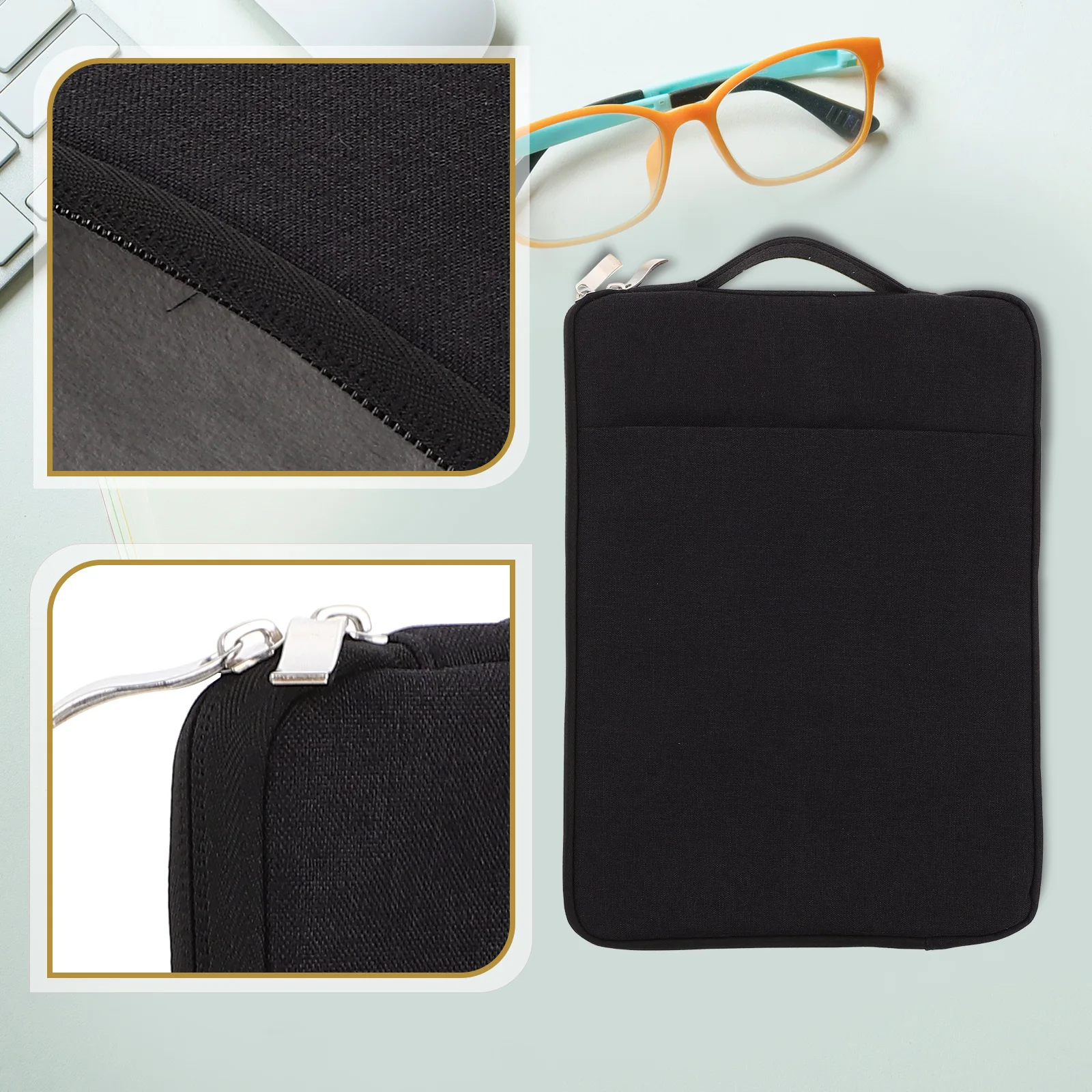 

Slim Denim Laptop Sleeve 11 Inch Protection Cover Tablet Handbag Portable Storage Bag Dustproof Scratch Resistant For