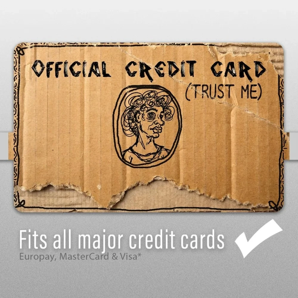 New Trust Me Credit Card Stickers Waterproof Decoration Bus Subway Card Multiple Types of Stickers Accessories Self-adhesive