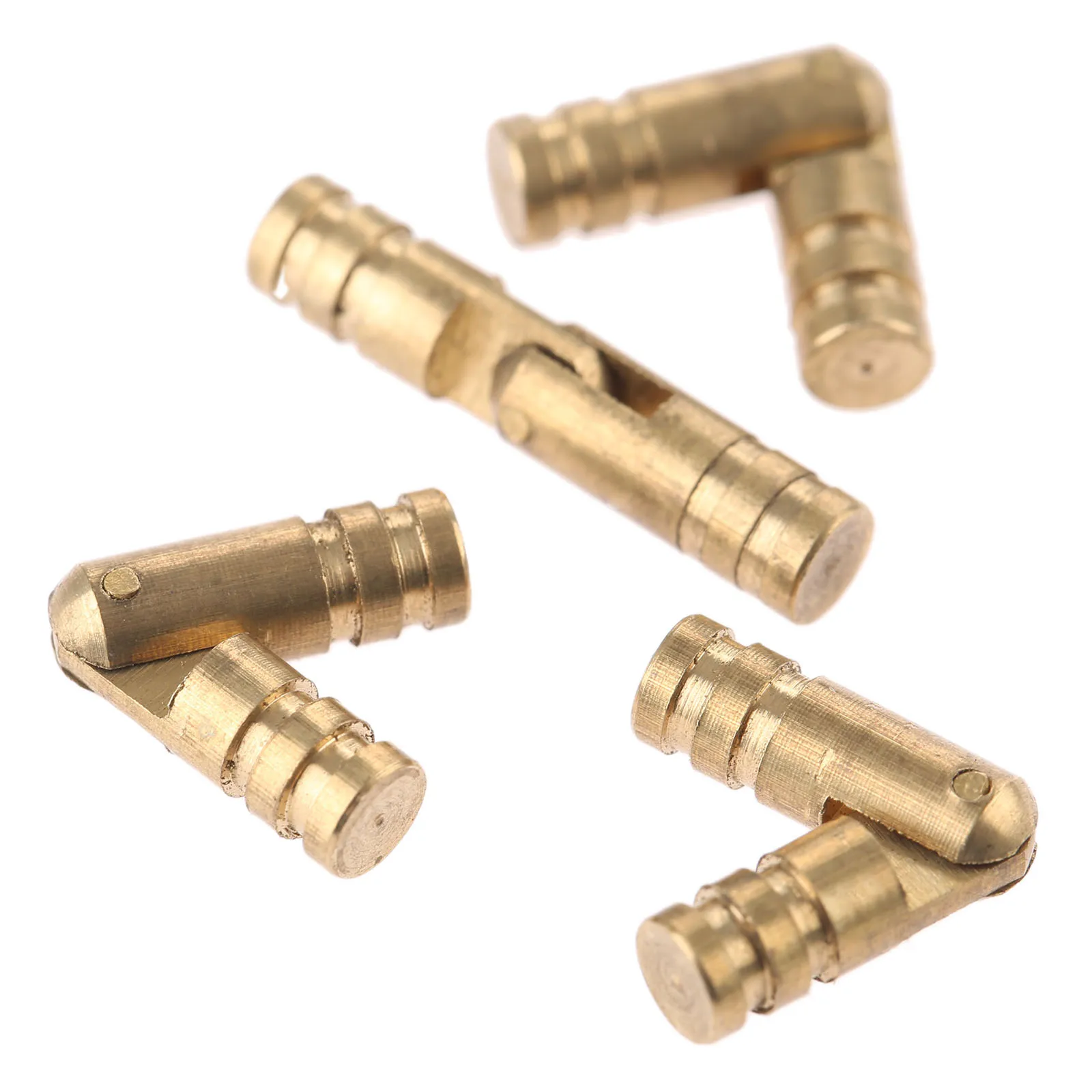 

20*4mm Micro Barrel Hinge for Pencils or Other Small Boxes 4Pcs Pure Copper Invisible Hidden Barrel Hinges Furniture Hardware
