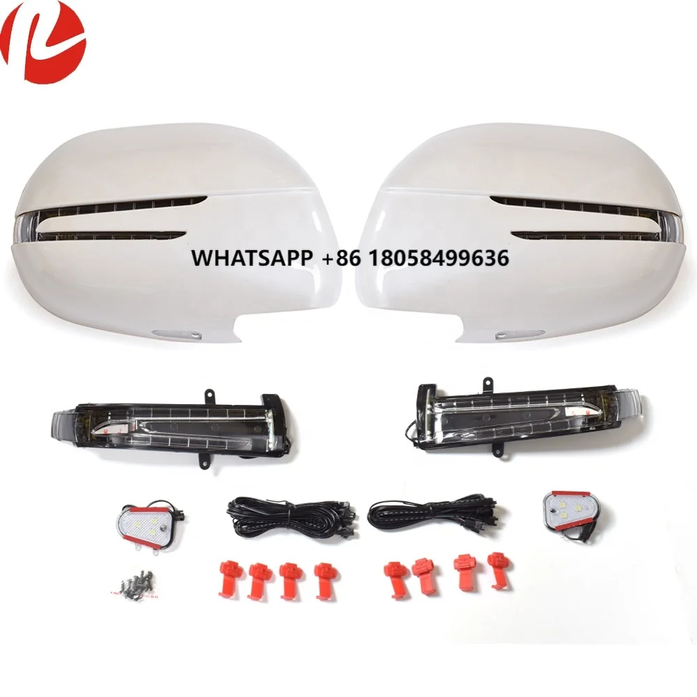 

Reversing View Door LED Side Mirror Decorative Cover for HIACE Van KDH 200 2005-2018