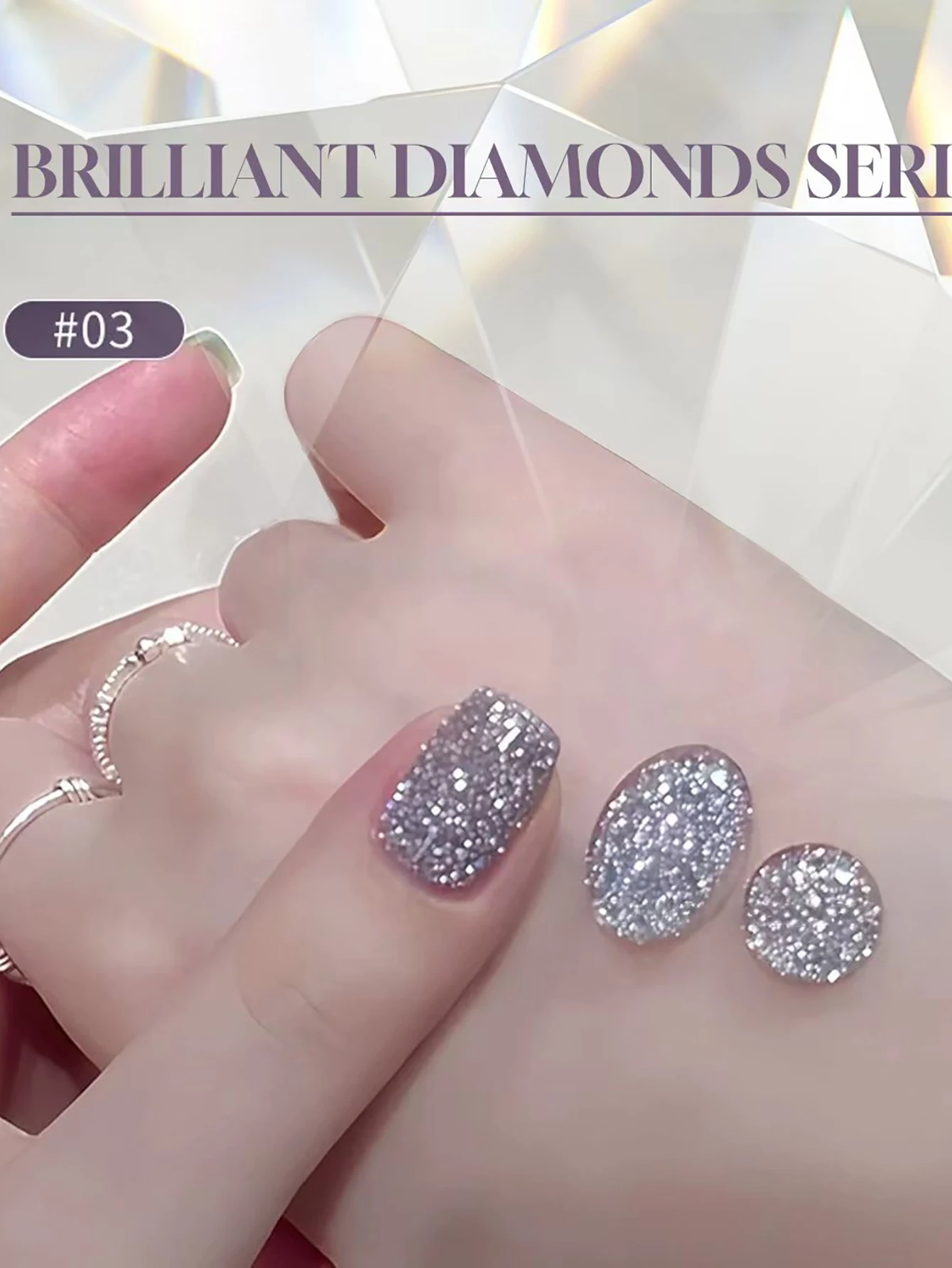 ZH Champagner Gold Glitzer Reflektierender Nagelgelpoliermittel 12 ml Funkelndes Nagelgel Vernis Semi Permanent UV Gel Nail Art Gel