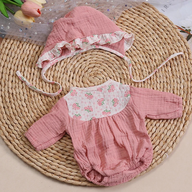Urocze ubranka dla lalek dla 40cm Reborn ubranka dla dzieci 15 cali body dla lalek wykwintne piękne ubranka dla lalek akcesoria Kid urodziny Gif — zdjęcie 3