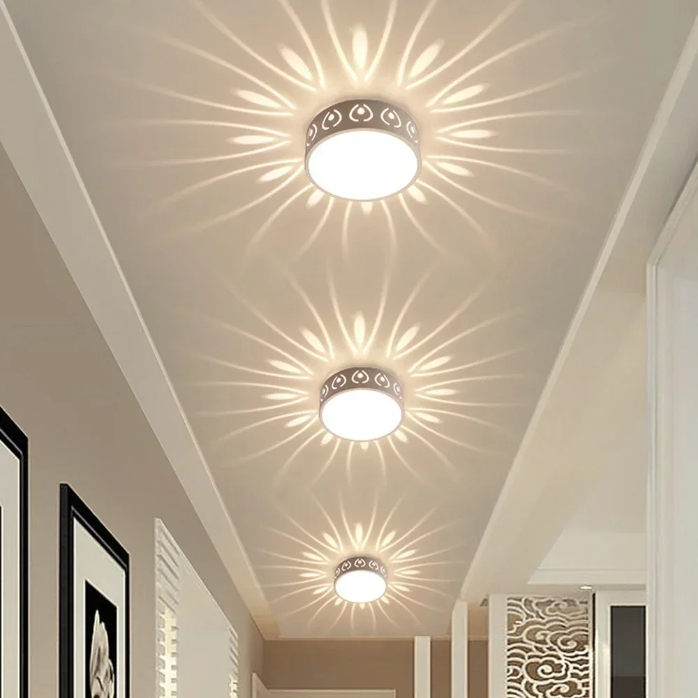 

Modern LED Ceiling Lights For Entrance Hallway Balcony Lamps 3W/5W Surface Mounted Lamp Fixtures Lustres Lampadari Dero