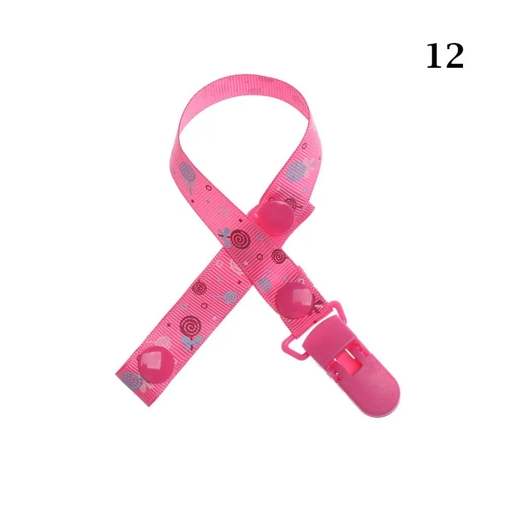 1pc DIY NEW Adjustable Length Chew  Infant Anti-drop Rope Pacifier Chain  Teething Dummy Clips Soother