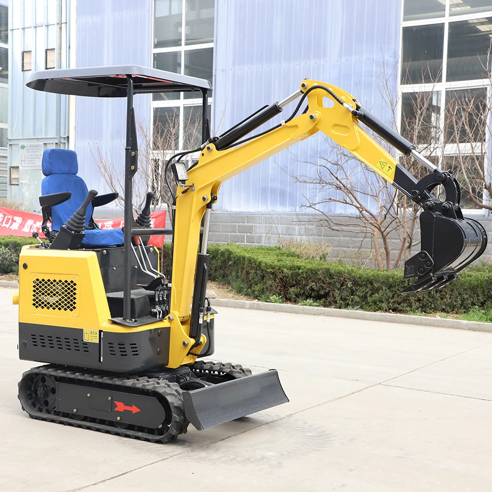 1.5 Ton Excavators Mini Garden Excavator Crawler Hydraulic Excavator Pilot Operated Farm Equipment Tools Factory Customization