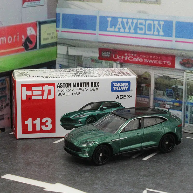 

TAKARA TOMY Tomica Diecast Car No113 — Aston Martin DBX [Asia Ver] Литая под давлением модель автомобиля из сплава, копия серии, подарки для детей, игрушка для мальчика