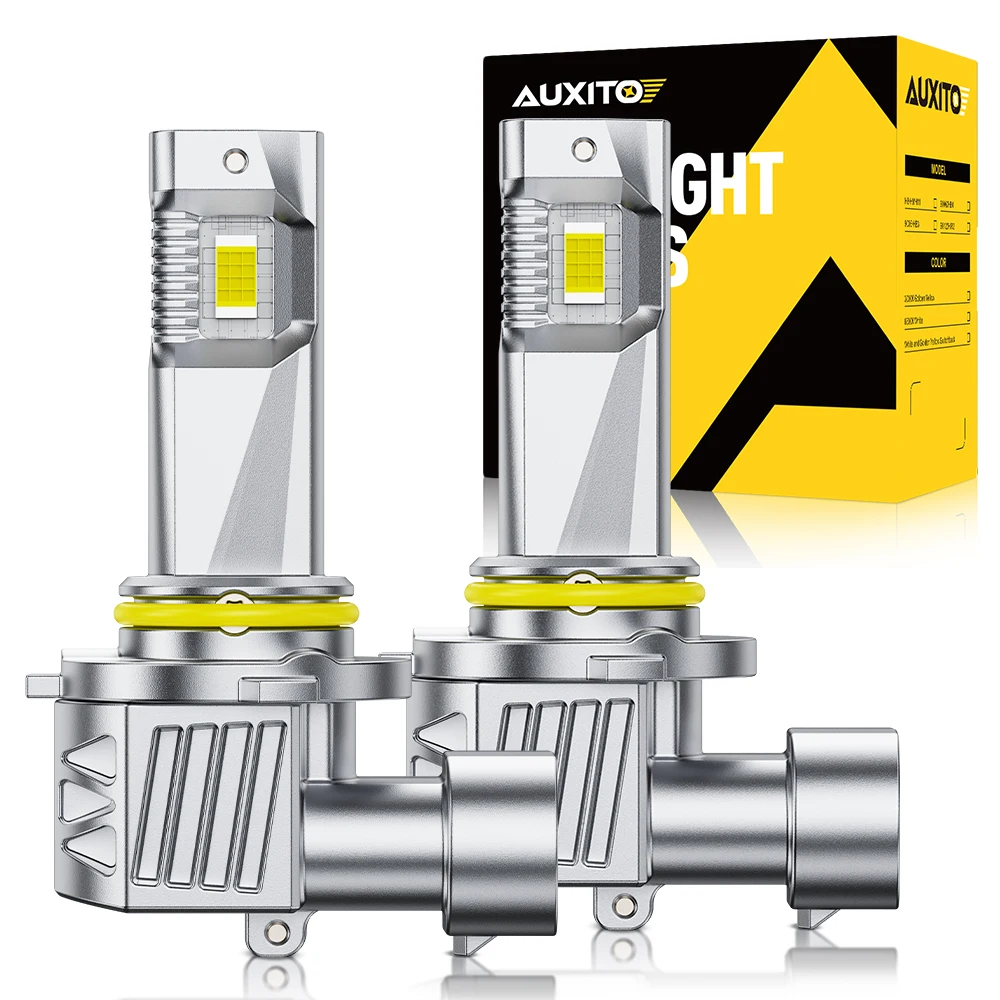 

AUXITO 2 шт. 9006 HB4 LED фары CANBUS H11 H9 H8 9005 HB3 LED противотуманные фары DRL автомобильные лампы головного света