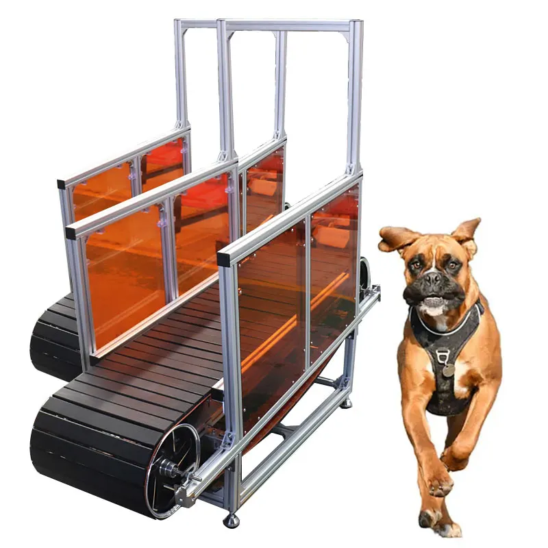 

2025 Hot Sale the Safest Manual Dog Treadmill Large Running Aluminum Dog Treadmill Workout Powerless Pet Treadmill
