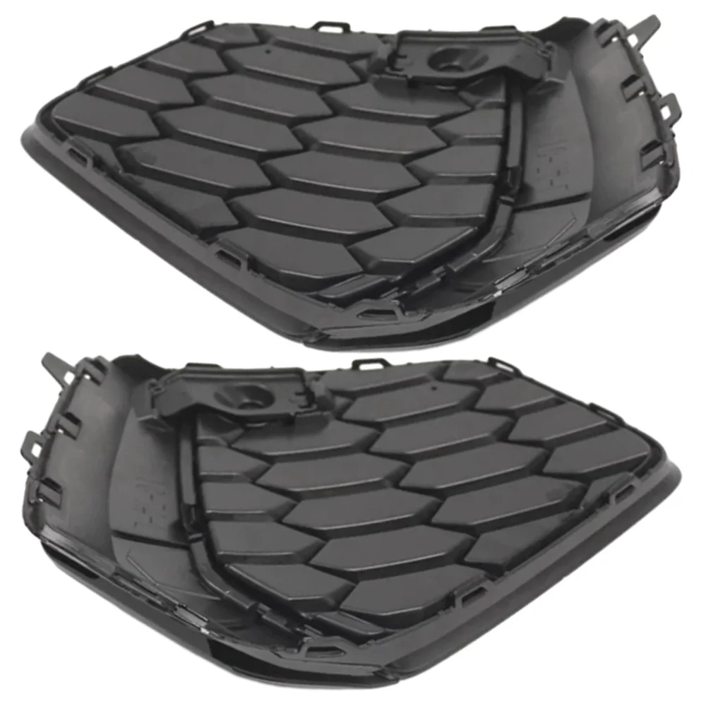 8YG807671A, 8YG807672A 2Pcs Front Bumper Fog Light Bezel Grille Grill Cover for Audi A3/S3 Sedan 8Y S Line 2020 2021 2022 2023