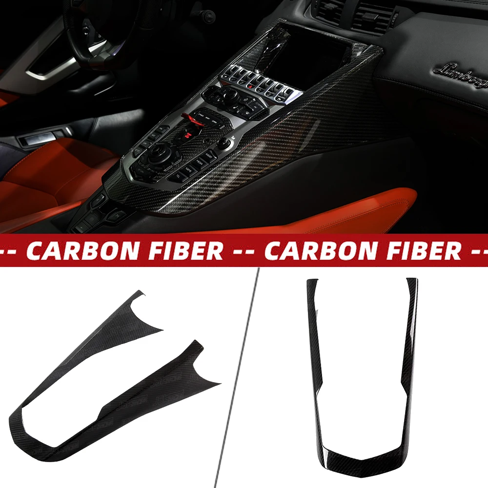 For Lamborghini Aventador Lp700-4 Lp720 Lp750 Svj 2011-2020 Dry Carbon Fiber Center Console Kits Cover