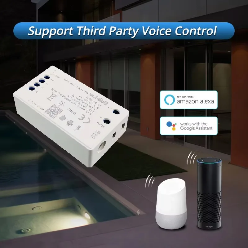 7mm Slim Newest Led Underwater SMD 316SS Stainless Steel AV12 Volt Wifi Remote Control Spa Light Resin Filled Pool Lights