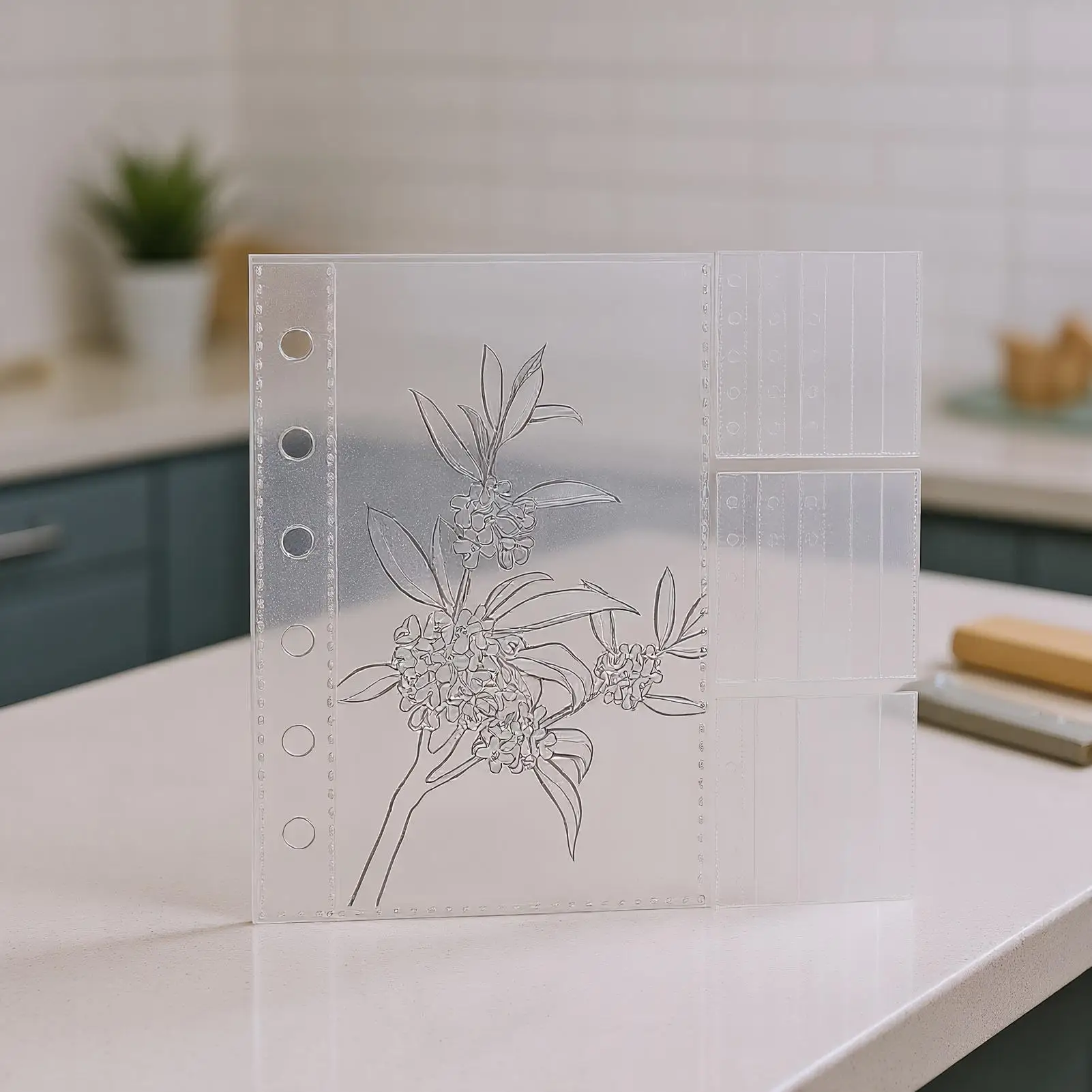 A7 ملصق شفاف لتخزين الصور، حافظات ورق ألبوم الكتب، مجلد منظم لموظفي إدارة المكاتب #4