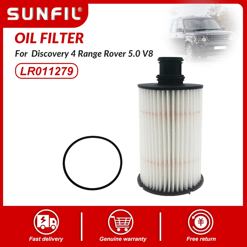 

High Quality Oil Filter Kit Car Car Accessories LR011279 8w93-6a692-ac For Discovery 4 Range Rover 5.0 V8 Oil Filter