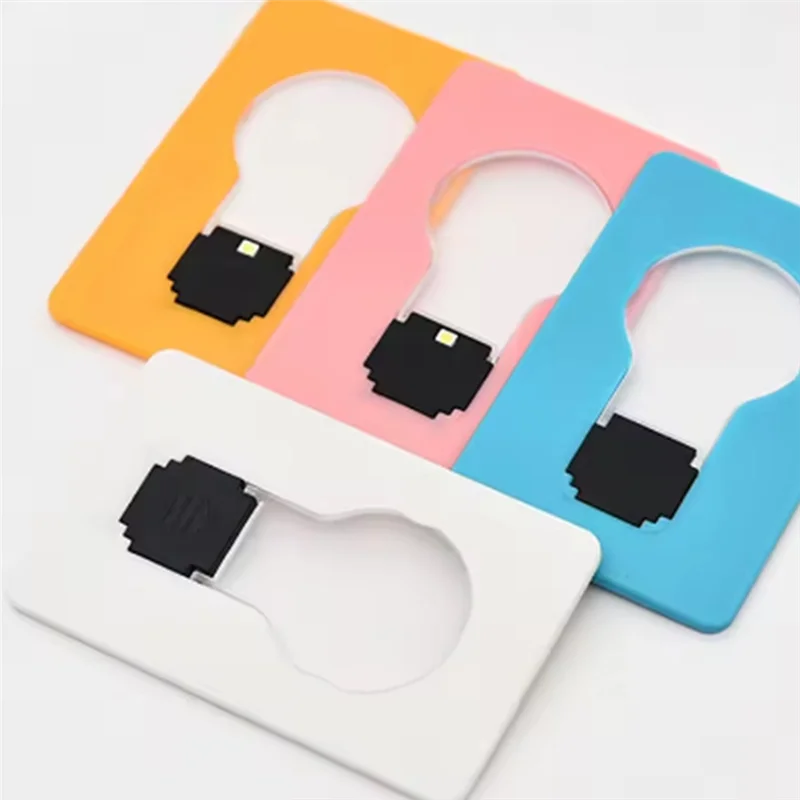 WORTHOWN-Iluminación de dormitorio simplificada: 8 tarjetas de bolsillo USB Mini luces nocturnas LED, diseño de ahorro de energía