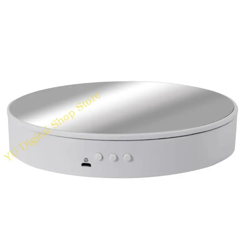 

96BA 360° Booth Rotating Machine Turntable Display Backdrop Stand Photography Accessories Quiet Remote Photo Studio