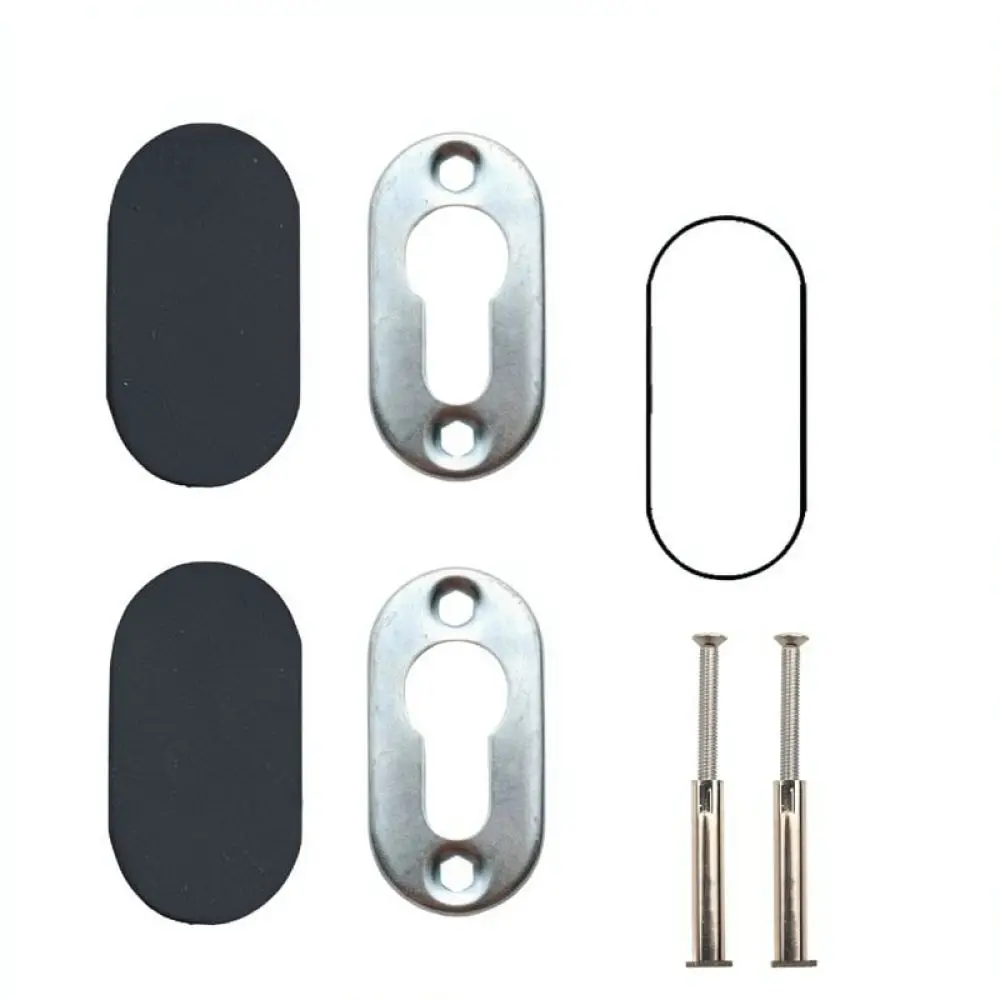 Premium Stainless Steel Keyhole Cover Plate Minimalist Decorative Shield For Aluminum And Timber Door Hardware Accessories