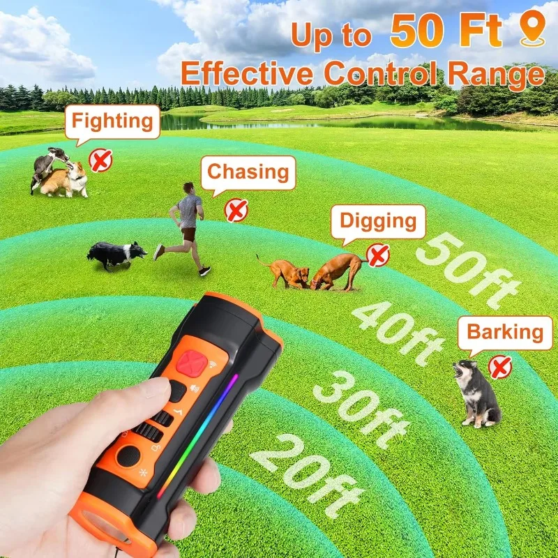 NPS High Power Ultrasonic Dogs and Cats Repellent Anti Bark Deterrent Device Dog Repeller