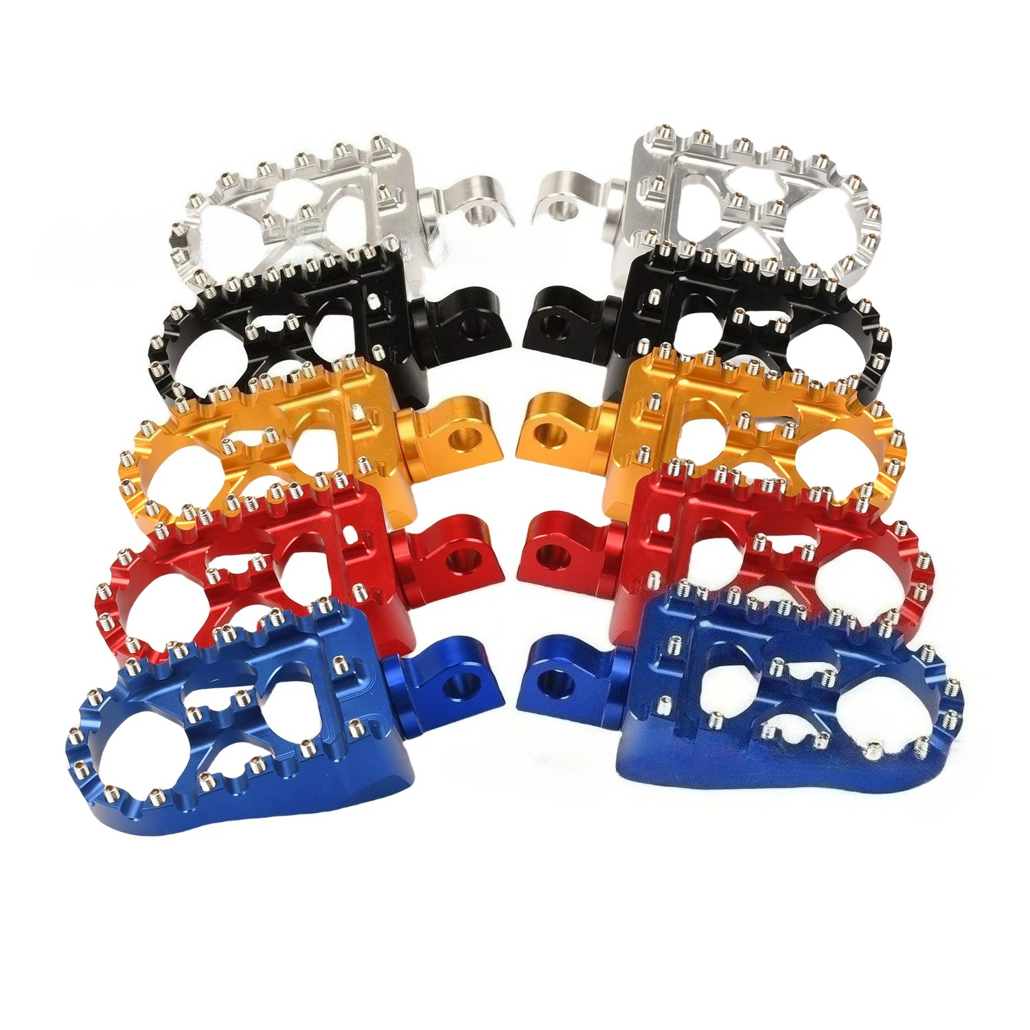 Suitable for Harley 883 Pedal Off-road Vehicle Modified Car CNC Aluminum Alloy Pedal Retro Universal Non-slip Pedal General