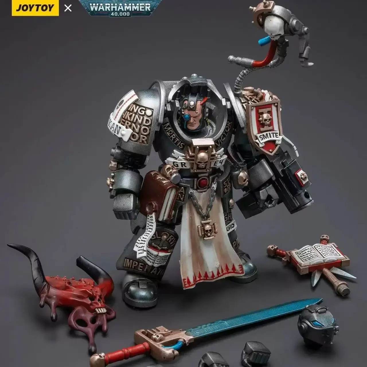 

JOYTOY Dark Source 40K Gray Knight Terminator Incanes Neodan Castle Master 1:18 Moving Soldier Model Play