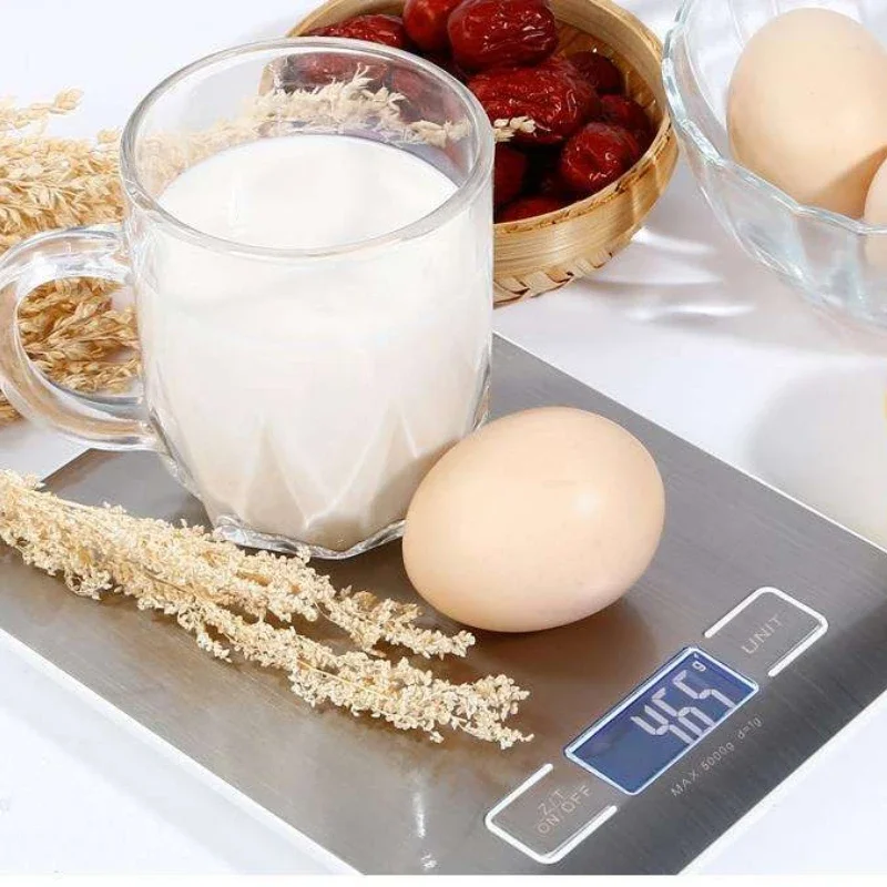5/10 كجم USB ميزان المطبخ الرقمي الفولاذ المقاوم للصدأ المحمولة المطبخ الغذاء ميزان LED عرض المجوهرات الإلكترونية الخبز الوزن الموازين #6