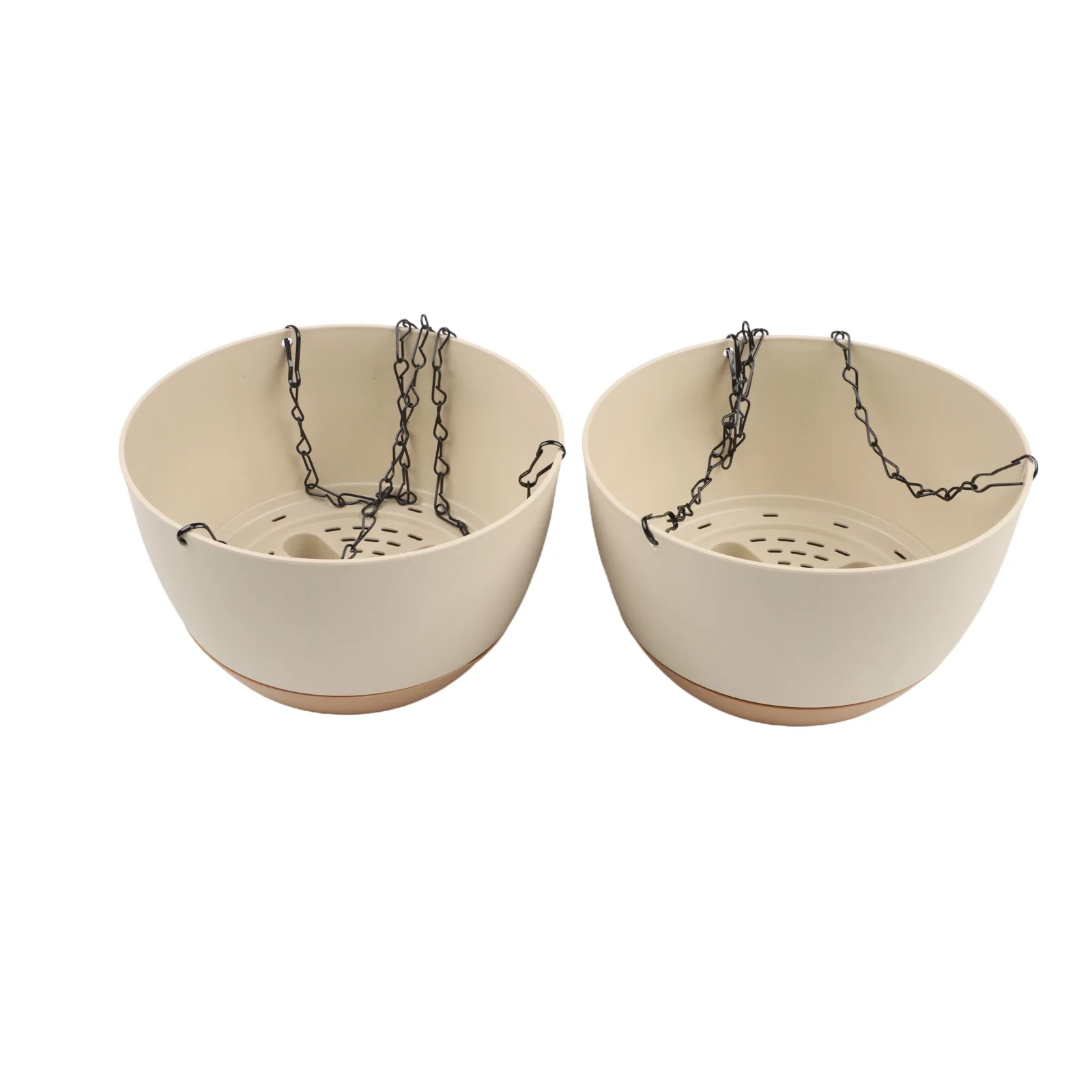 Self Watering Hanging Flower Pots with Chains for Easy Setup Designed for Healthy Indoor and Outdoor For Plants