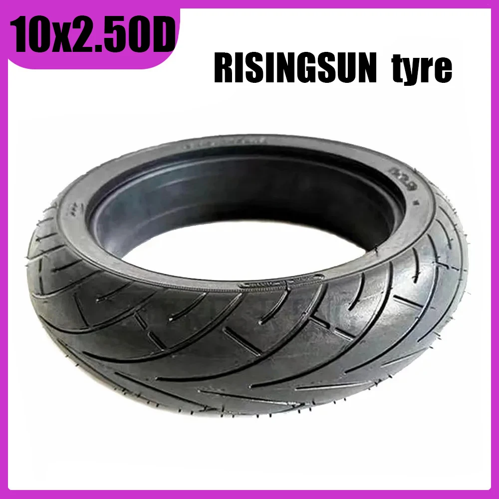 10x2.50D Solid Tire RISINGSUN 10x2.5 Non-Inflatable Tyre for Electric Scooter Parts