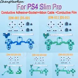 1 Set JDS-001 011 030 040 055 USB Charging Port Board Conductive Film Conductive Adhesive For PS4 Pro Slim Controller Repair