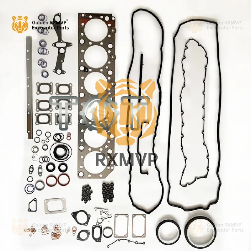 For Ec360 Ec460 Excavator Parts D12d Engine Full Overhaul Gasket Kit Cylinder Head Set Volvo