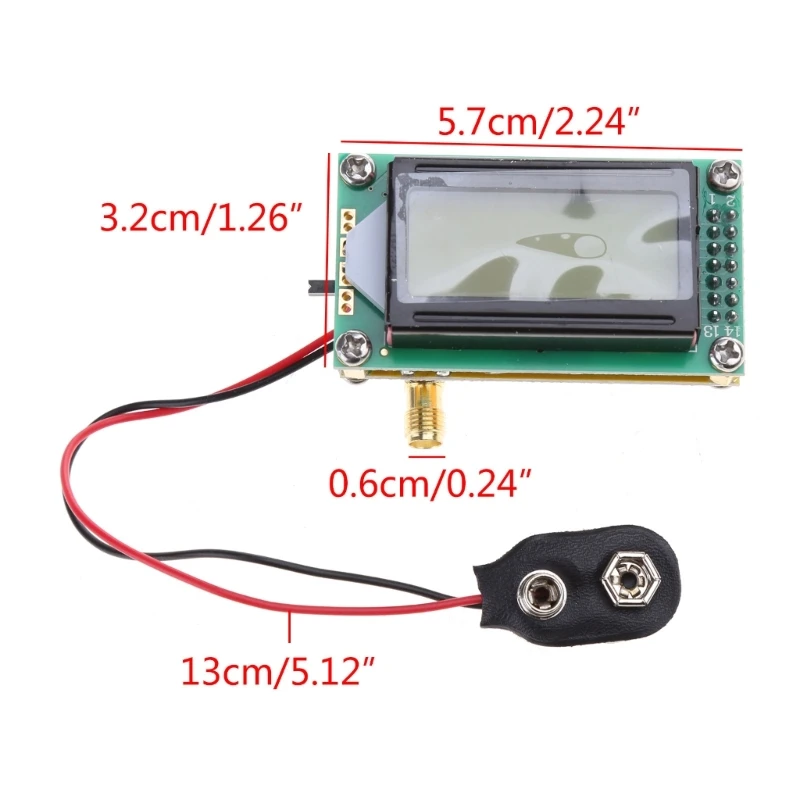 Frequency Meter Counter Module Hz Tester Measurement Module for Ham Radio 1-500 MHz LCD Display Portable DropShipping