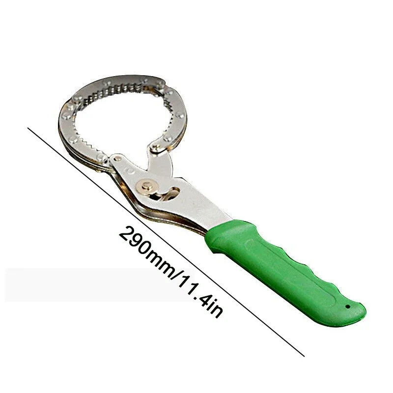 Car SUV Motorcycle Oil Filter Removal Tool Cap Spanner Strap Wrench 60mm To 110mm Diameter Adjustable for Car Auto Repair Tool