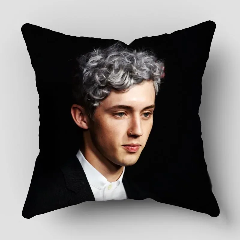 Musife Troye Sivan Pillowcase Art Square Zippered Pillow Cover 35*35,40*40,45*45cm wholesale