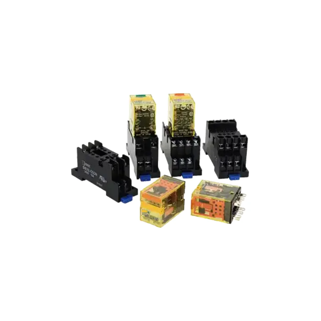Brand New RH2B-U-DC24V Plug-in Relay, DC 24V, Rated Current 10A, 8-pin Blade Terminal