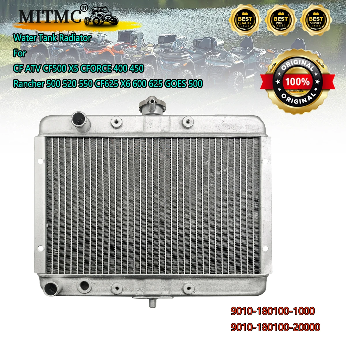 Image of Original Wassertank Kühler für CF ATV CF500 X5 CFORCE 400 450 Rancher 500 520 550 CF625 X6 600 625 GOES 500 9010-180100-1000