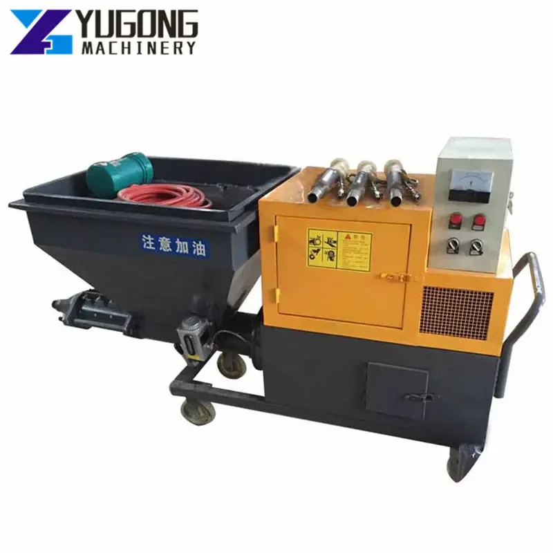 YG318 Automatic Wall Cement Spray Plaster Machine for Construction Electric Cement Mortar Spraying Machine Sand Cement Sprayer