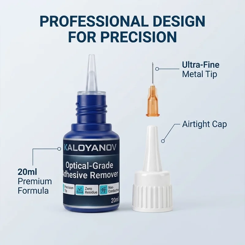 20ml Optical Grade Adhesive Remover Zero Residue Glue Cleaner Liquid for Camera Lens Module Luxury Sapphire Watch Phone Repair