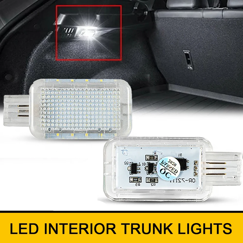 2x LED Interior Car Door Courtesy Footwell Trun Lights For Land Rover Defender L663 90 110 130  Range Rover Sport L494 SVR L405