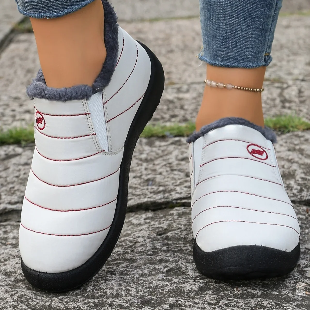 Men's Shoes Winter Snow Boots Waterproof Ankle Boot Outdoor Boot Comfortable Men's Sports Shoes Chaussure Femme Zapatillas Mujer