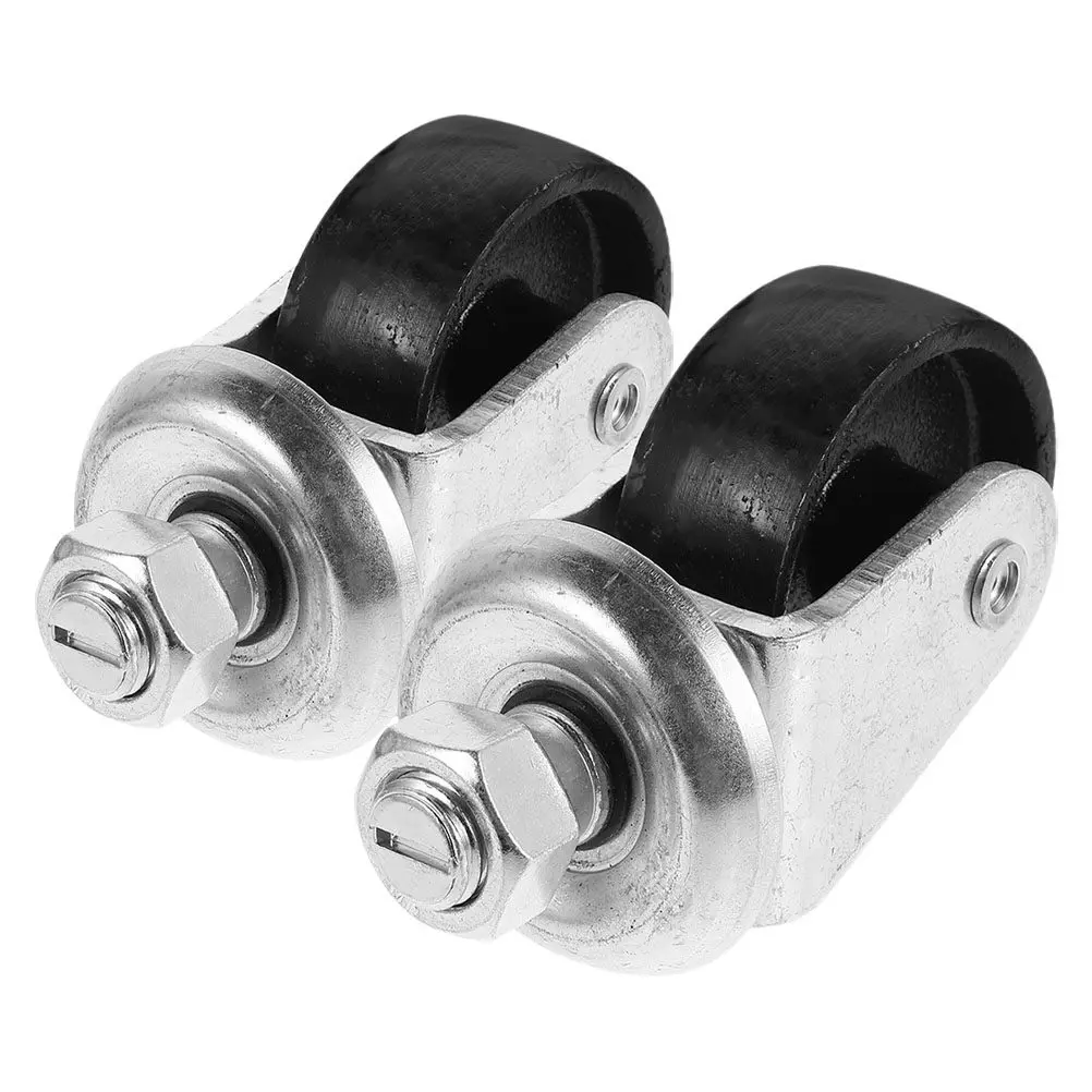 2Pcs Floor Jack Replacement Swivel Casters Heavy Duty Threaded Wheels Smooth Rotation Easy Mobility Heavy Load Jack Parts