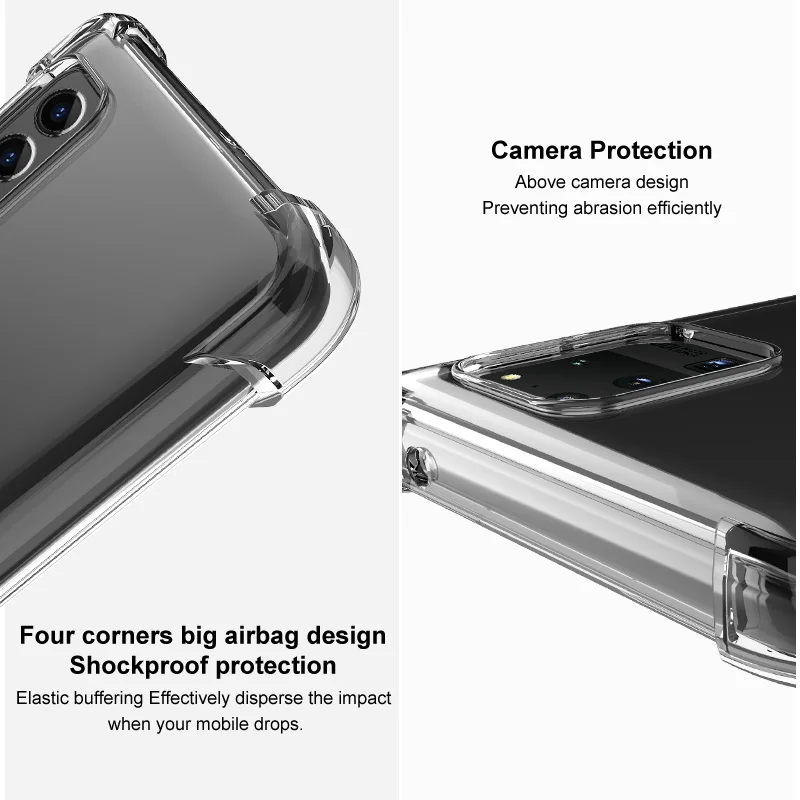 IMAK 360 Protect Crystal Case for Asus Zenfone 9 10 10Z Back Panel Soft Bumper Shell Zenfone9 Case Zenfone 10 Z Shockproof Cover