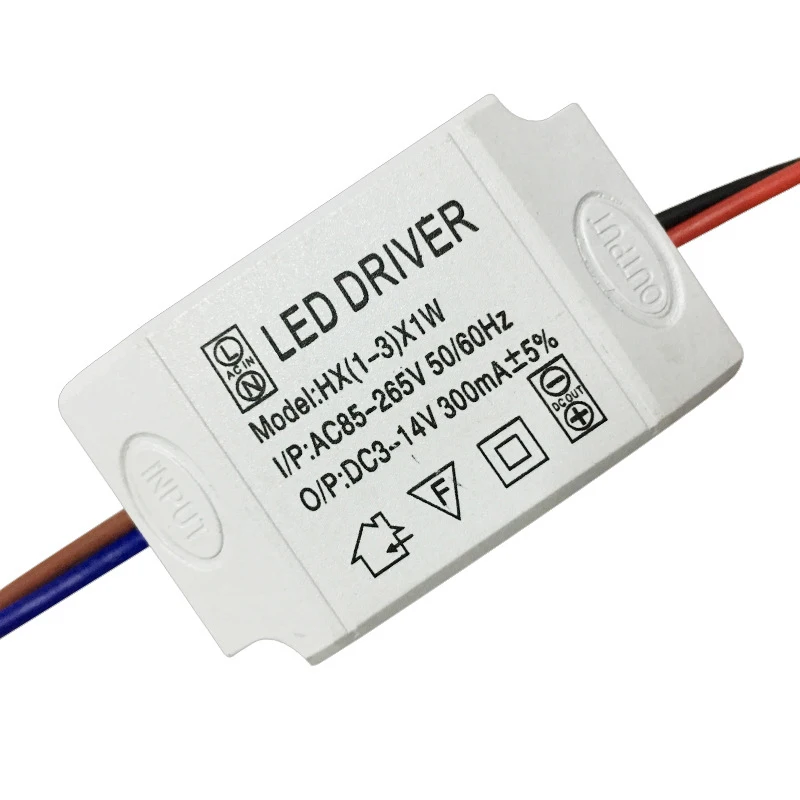 LED Driver 300ma 1-3w 300ma LED Power Supply Adapt Unit AC85-265V LED Lights Transformers Driver for LED Track Light Ceiling