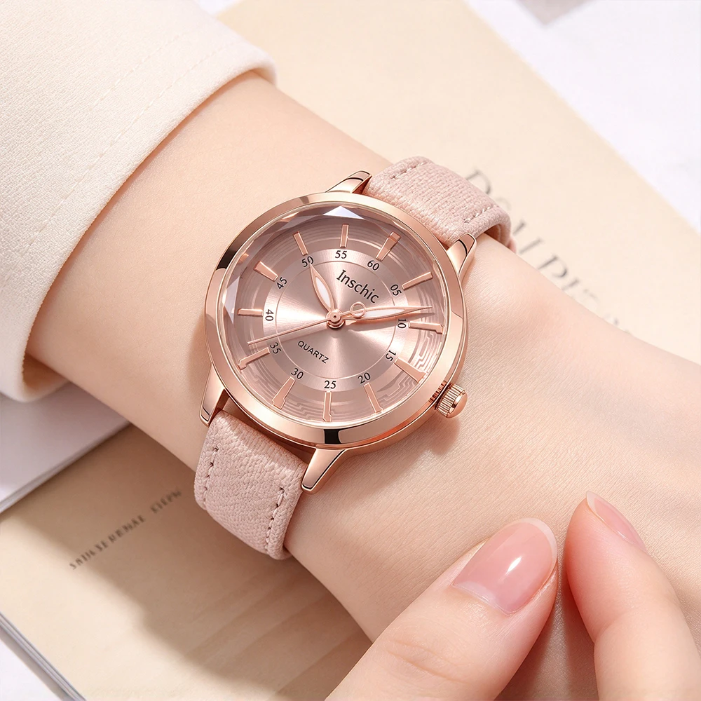 PU Leather Women's Watch Casual Watch Quartz Watch Women's Clock Gift, Multiple Colors to Choose from