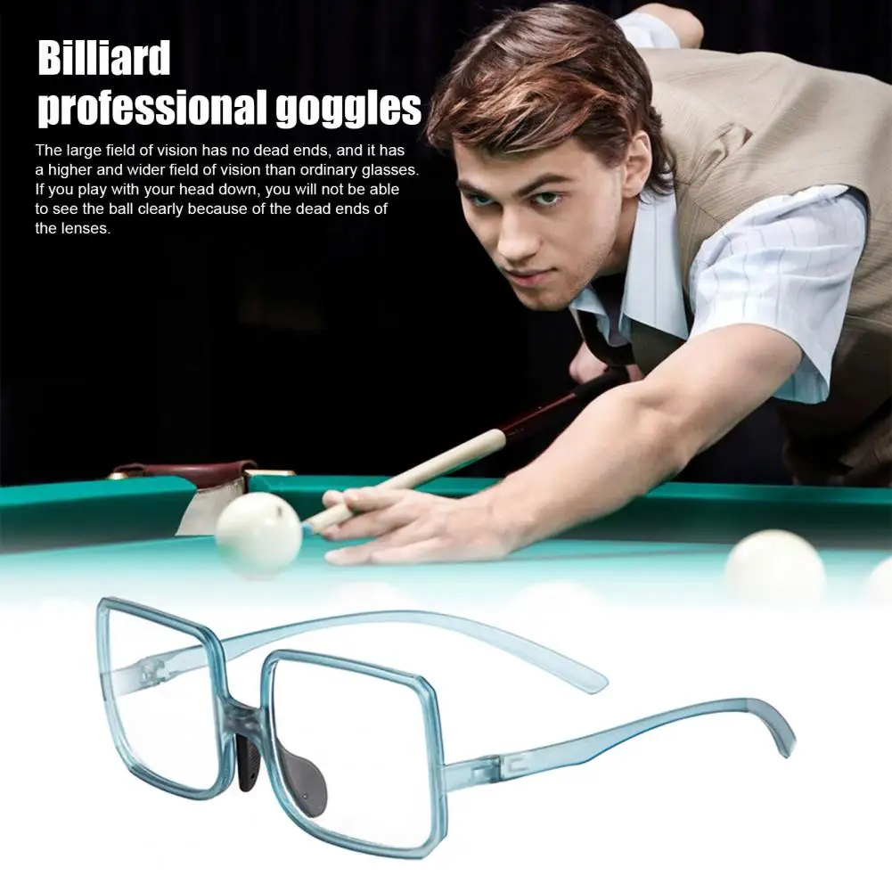 

Professional Billiards Snooker Goggles Full Frame Billiards Glasses Competition Eyewear Adjustable Nose Pad Glasses for Billiard