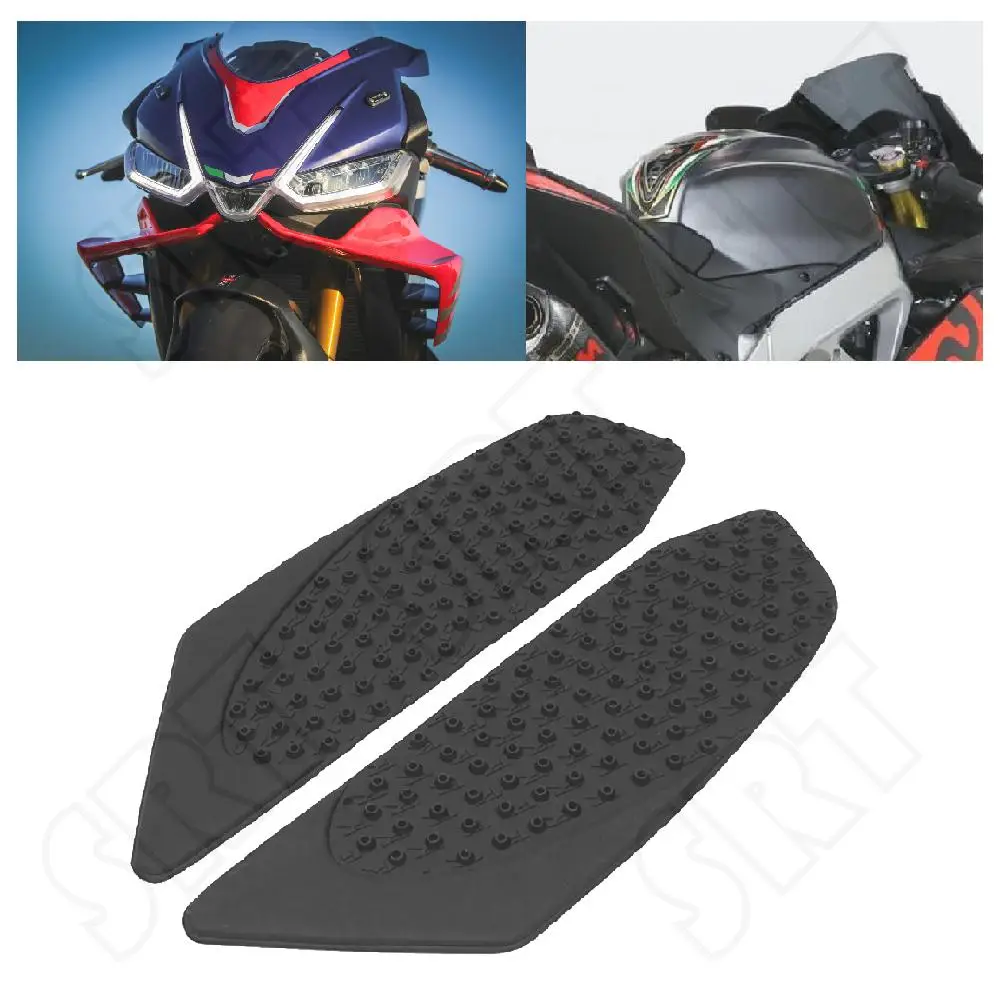 Rodilleras de tracción para motocicleta, almohadillas antideslizantes para Aprilia RSV4 R RR RF 1100 Factory ABS 2010-2020