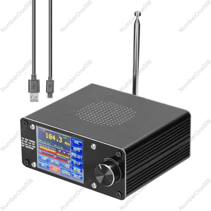 

ATS-100 SI4732/SI4735 Full-wave Band Radio Receiver FM LW MW SW SSB Support Broadcast Searching 2.4inch Touching Screen Receiver