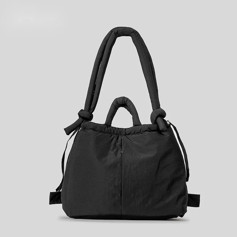 New Trend Women's Shoulder Bag Cushioned Casual Down Large Capacity Tote Bag Women's Fashion Ethos Shopping Bag Women's Purse