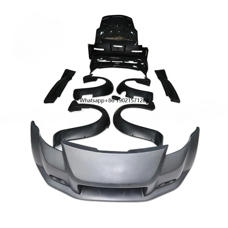 Vilside Style Car Parts Body Kits Front Bumper Side Skirts Bonnet Hood Fender Flares Bodykit for Nissan 350Z