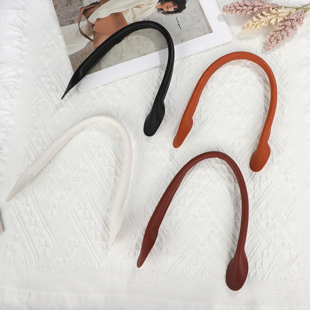Asas de cuero PU para Bolsos De Mujer, accesorios de repuesto para correa de bolso de hombro, DIY, 2 piezas