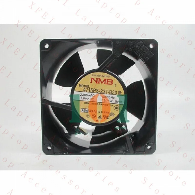 

F 1PCS NEW FOR NMB 4715PS-23T-B30 230VAC 15/14W 120*120*38mm cooling fan